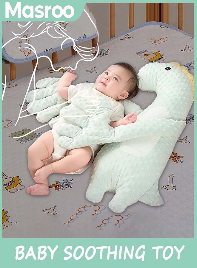 Masroo Baby Soothing Toy with Automatic Patting Palm, Baby Patter Doll with Soothing Palm Pad Interactive, 3 Levels Adjustable Simulation of Automatic Palms Slapping for Bed, Sofa - Image 3