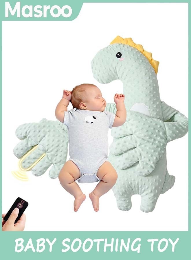 Masroo Baby Soothing Toy with Automatic Patting Palm, Baby Patter Doll with Soothing Palm Pad Interactive, 3 Levels Adjustable Simulation of Automatic Palms Slapping for Bed, Sofa - Image 1