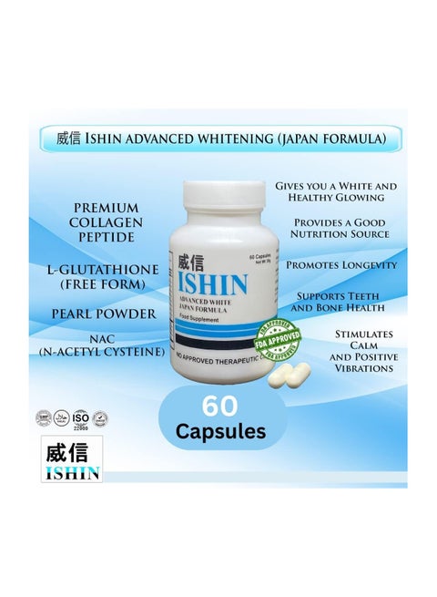 ISHIN Ishin 10x Advance White Japan Formula, Unleash the Power of Minerals  and Pearl Powder for Age-Defying Radiance, Elevate Beauty Regimen to Reveal  Most Youthful Skin. | Best Price KSA