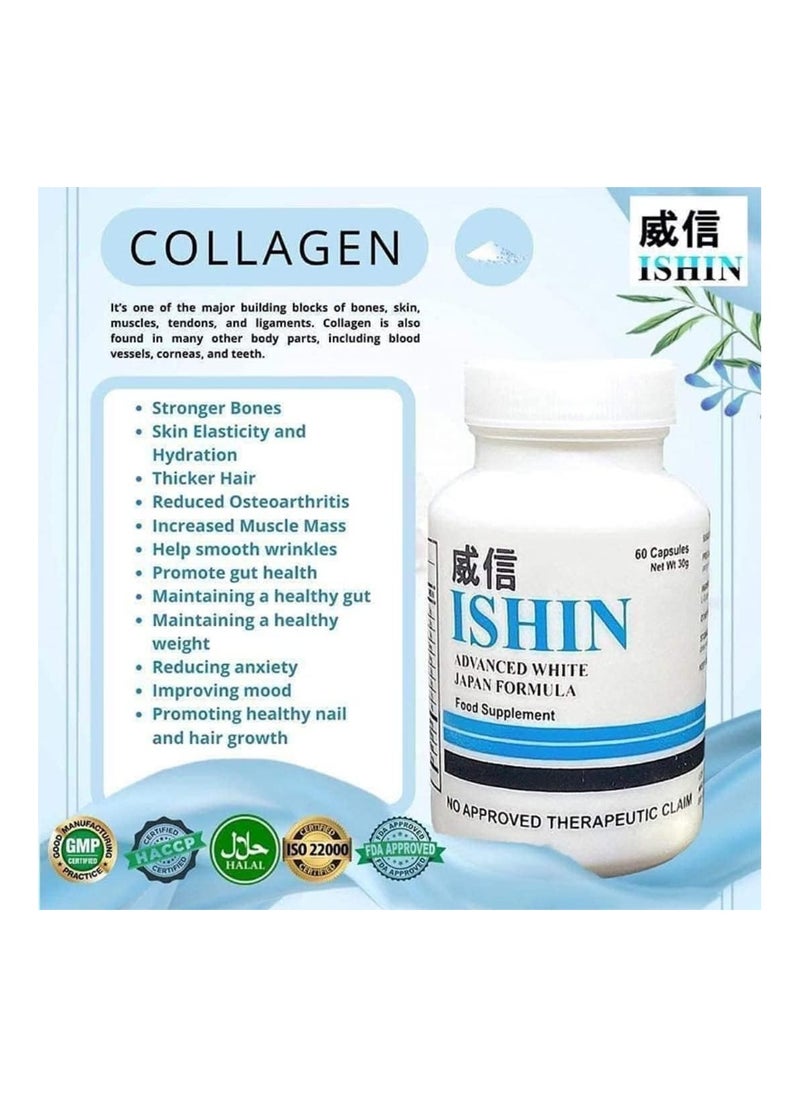 ISHIN Ishin 10x Advance White Japan Formula, Unleash the Power of Minerals and Pearl Powder for Age-Defying Radiance, Elevate Beauty Regimen to Reveal Most Youthful Skin.  - Image 4