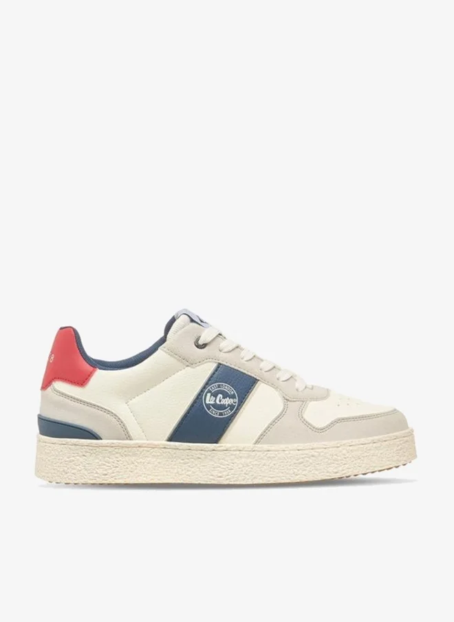 لي كوبر Men Panelled Lace-Up Sneakers