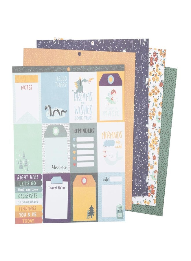 DCWV Printed Cardstock Paper 12x12, 36 Sheets of Scrapbook Paper for Crafts and Card Making, Double Sided Heavy Duty Cardstock with Foil Accents - Believe - Image 3