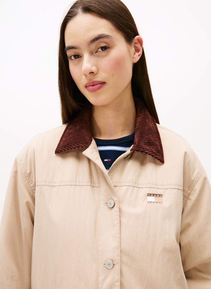 تومي جينز جاكيت منفوخ مزين بشعار العلامة التجارية - Image 3