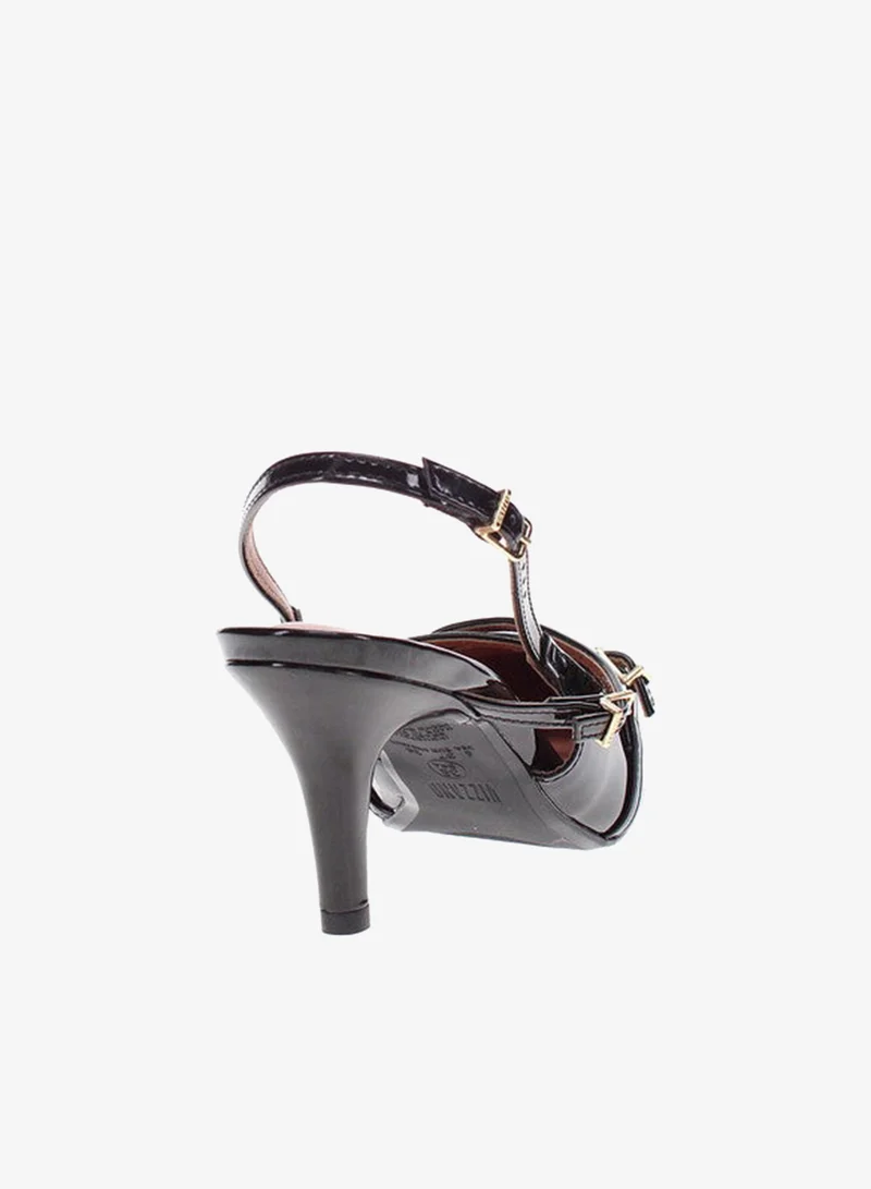 VIZZANO Black Low Heels Pump for Women – Elegant Office Heel Shoes & Classic Pumps for Girls for Women | Best Price UAE