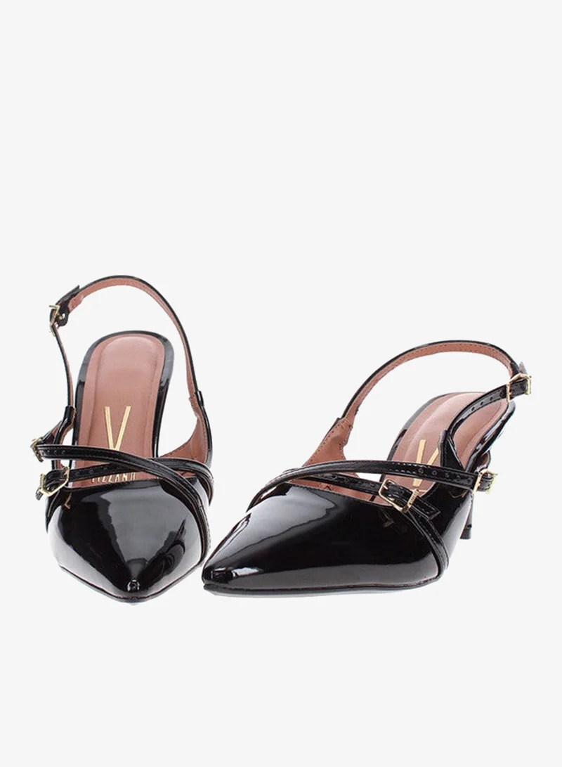 VIZZANO Black Low Heels Pump for Women – Elegant Office Heel Shoes & Classic Pumps for Girls for Women | Best Price UAE