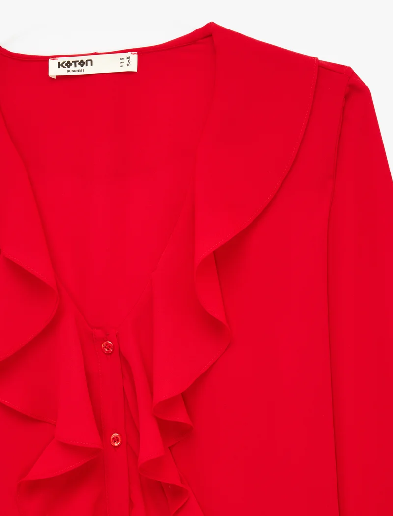 Koton  Ruffle Shirt for Women | Best Price UAE