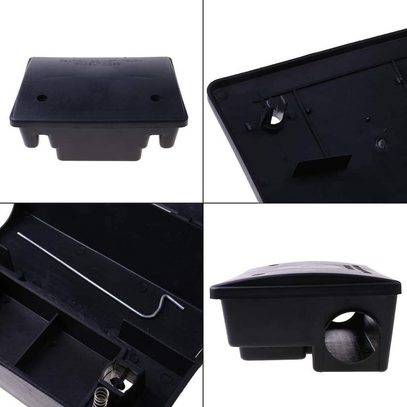 Tamper-Resistant Rat and Mouse Bait Station Box, 26x19x10cm - Image 3