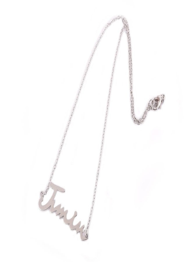 Vama Bts Army Merch Jewellery Bangtan Band Boys Name Locket Pendant Chain Necklace For Boys & Girls (Bts Jimin Pendant) - Image 1