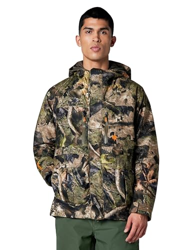 Nomad mens Conifer NXT Jacket Water and Windproof Hunting Coat Mossy Oak Droptine Camo Medium - Image 1