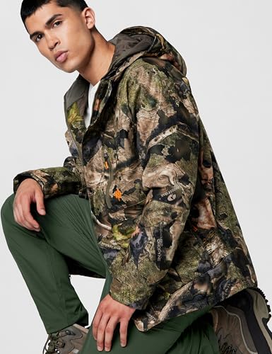 Nomad mens Conifer NXT Jacket Water and Windproof Hunting Coat Mossy Oak Droptine Camo Medium - Image 3