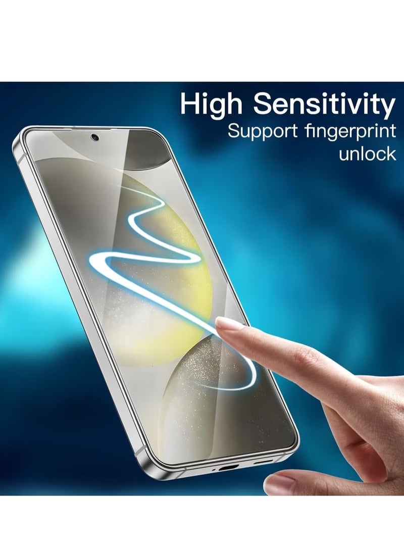 ELTRAZONE Samsung Galaxy S24 Screen Protector HD Clear 3-Pack Anti-Scratch Ultra Resistant Tempered Glass for Samsung Galaxy S24 5G 6.2-Inch – Maximum Clarity, Scratch Protection, Easy Installation - Image 3