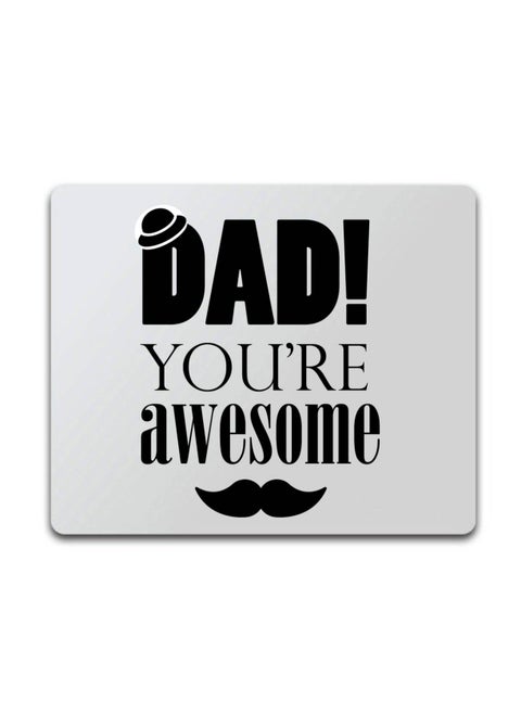 Father's Day Mouse Pad - Father's Day Mouse Pad with Shortcut Reference Guide for Mac OS, Windows - Father's Day Design Printed Mouse Pad for PC, Laptop, Gaming - Gift for Father's Day