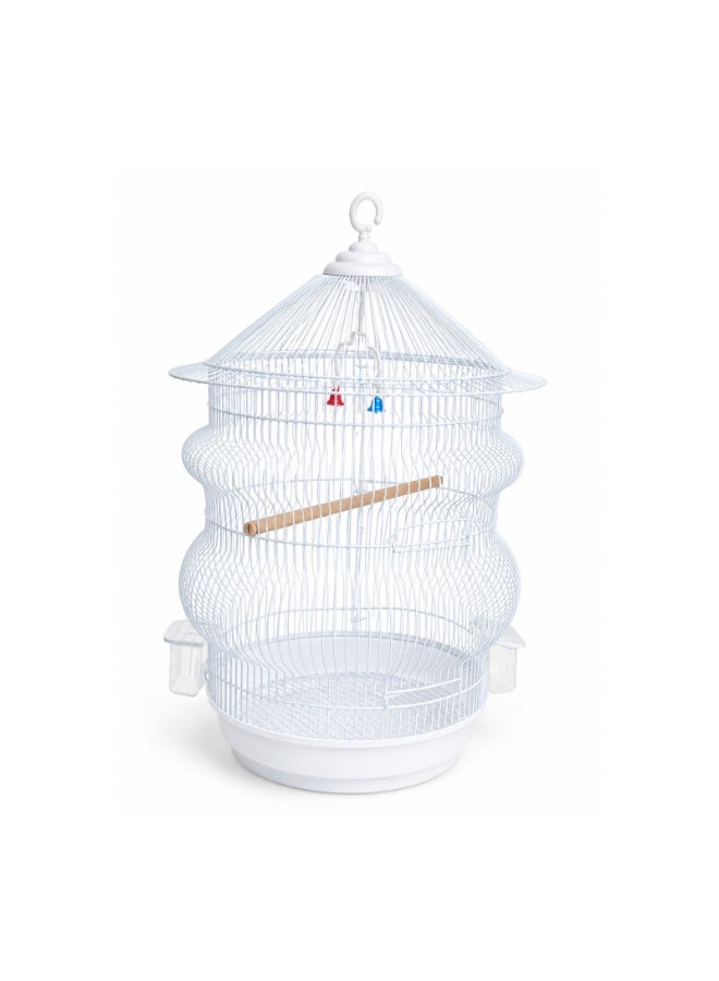 Dayang A500 Premium Pagoda Canopy Luxury Bird Cage (40 cm x 37 cm x 63 cm) - Image 1