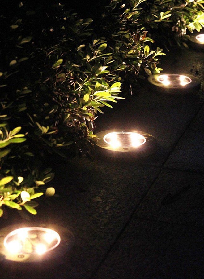 NIBEMINENT 2-Piece LED Solar Powered Lamp Set Warm White 12x13centimeter - Image 2