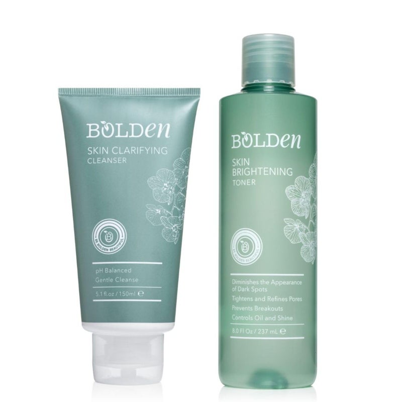 BOLDEN | Cleansing Duo Bundle | Daily Skincare Routine for Oily & Acne Prone Skin | Helps Prevent Blemishes, Brightens Dark Spots, & Improves Skin Tone | 2-Pack - Image 1