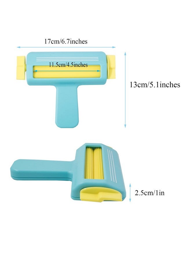 MiDube Paper Crimper Cyan Paper Quilling Craft Tools Plastic Wave Shape Making Tool Origami Craft DIY Quilling Supplies Handmade Art Paper Crafts for Holiday Cards, Home Decorations, School Gifts - Image 4