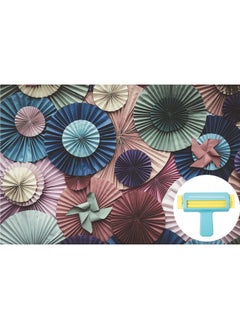 MiDube Paper Crimper Cyan Paper Quilling Craft Tools Plastic Wave Shape Making Tool Origami Craft Diy Quilling Supplies Handmade Art Paper Crafts For Holiday Cards Home Decorations School Gifts  - Image 2