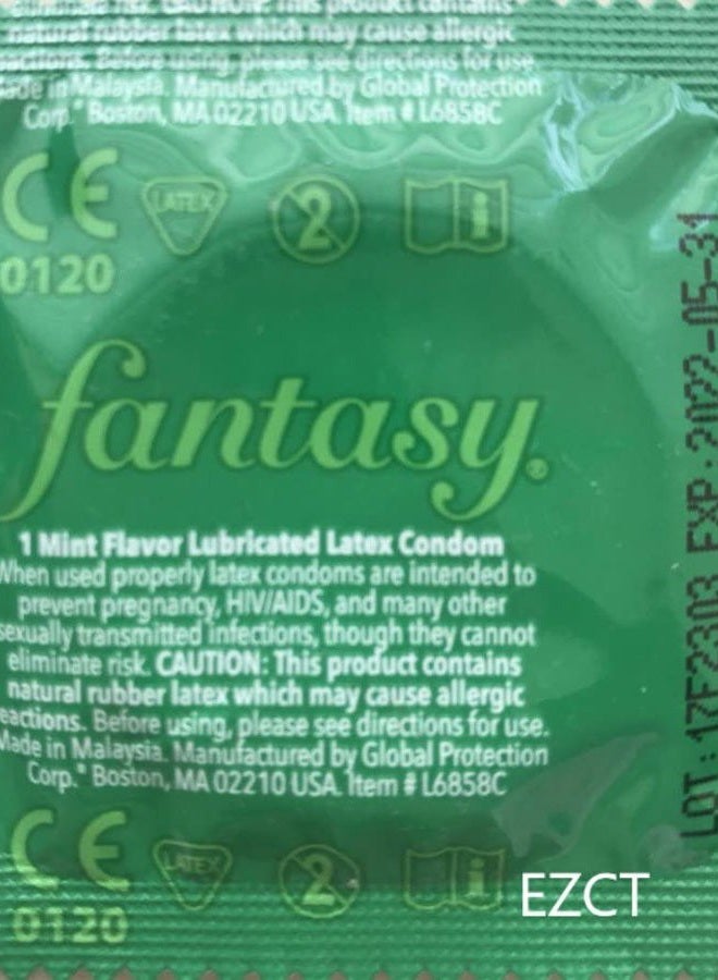 Fantasy Flavored Condom Pack of 36 Condoms: Various Flavours such as Vanilla, Strawberry, Mint, Grape, Chocolate, and Banana. [Random Fun You Won't Know Until You Use I.] - Image 4
