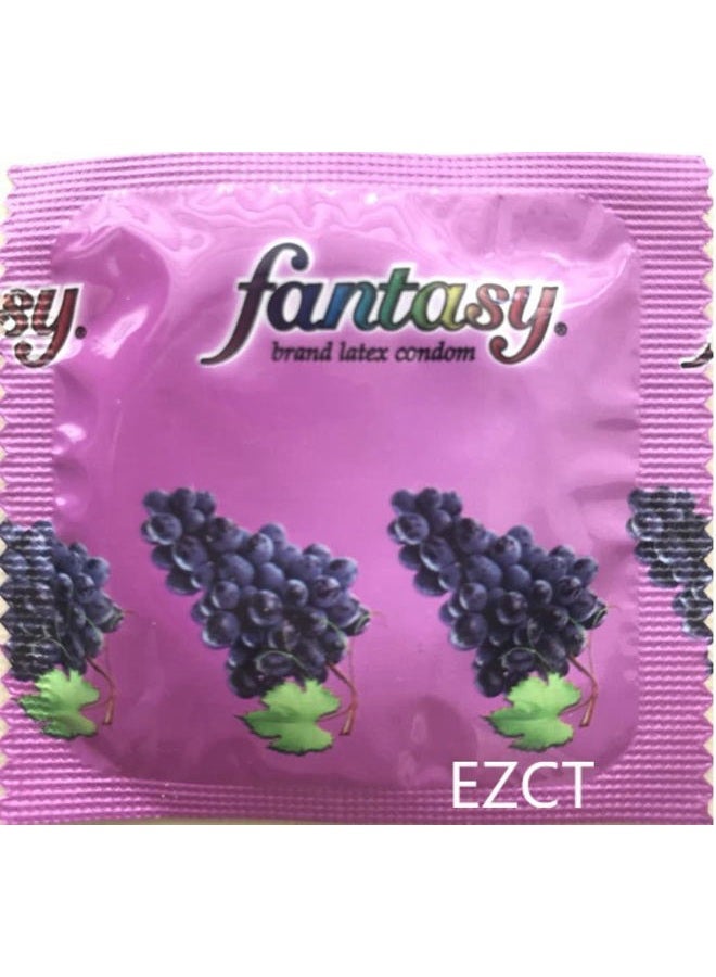 Fantasy Flavored Condom Pack of 36 Condoms: Various Flavours such as Vanilla, Strawberry, Mint, Grape, Chocolate, and Banana. [Random Fun You Won't Know Until You Use I.] - Image 5