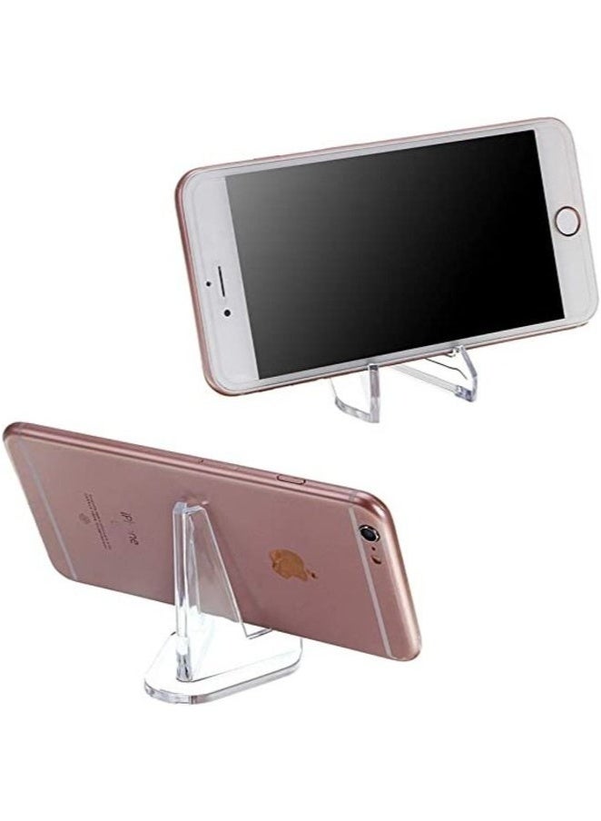 Bukela 12 Packs Acrylic Easel Stands Clear Mini Coin Display Easel Holder for Displaying Air-Tite Coins Pocket Watches Capsules Challenge Medals Chips,2.64 Inch Tall - Image 3