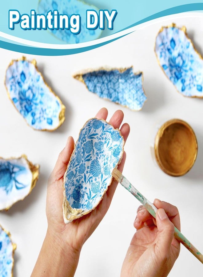 QICQDRAM 20PCS Flat Oyster Shells 2"-3" Small Oyster Shells for Crafts Natural Oyster Shells Bulk, for Home Vase Filler, Xmas Ornaments, DIY Arts and Crafts Sea Shells - Image 3