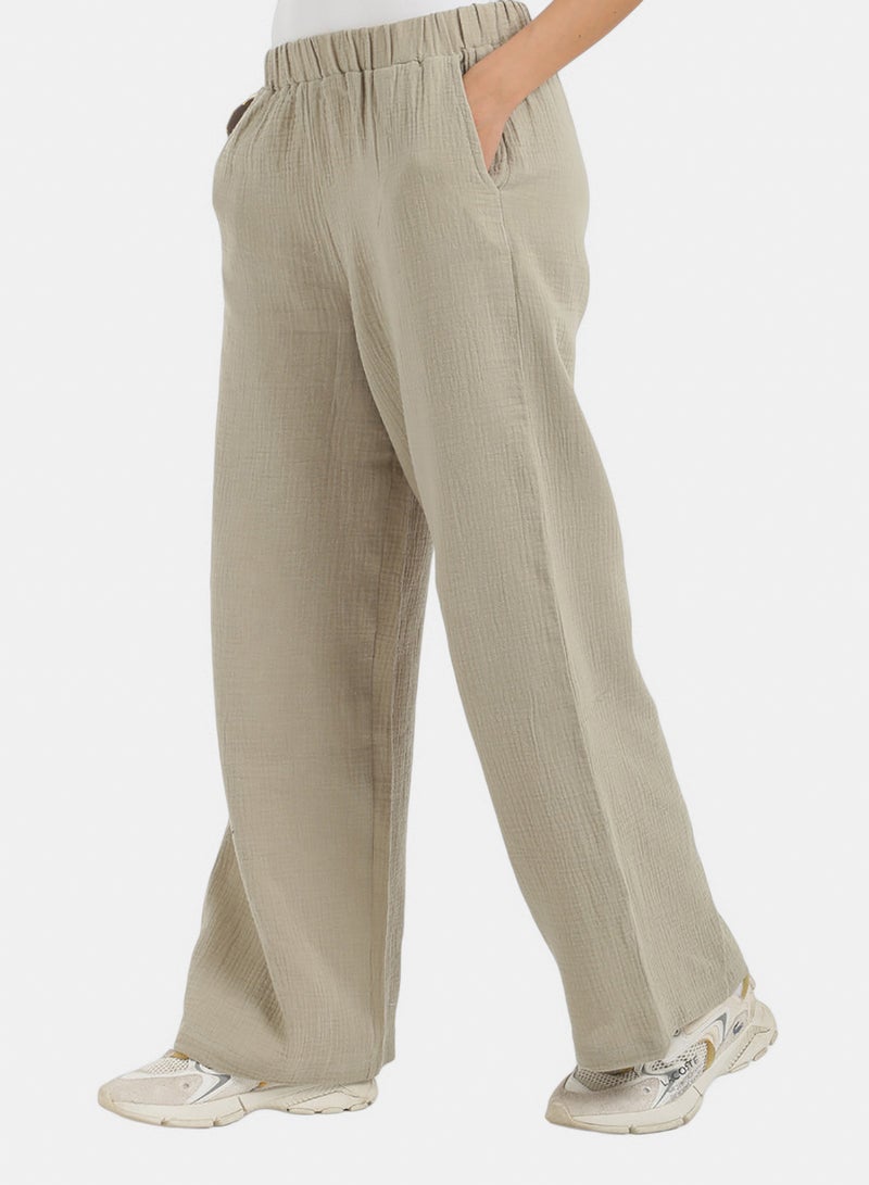 كارينا بنطلون استرخاء بقصة مستقيمة - Image 2