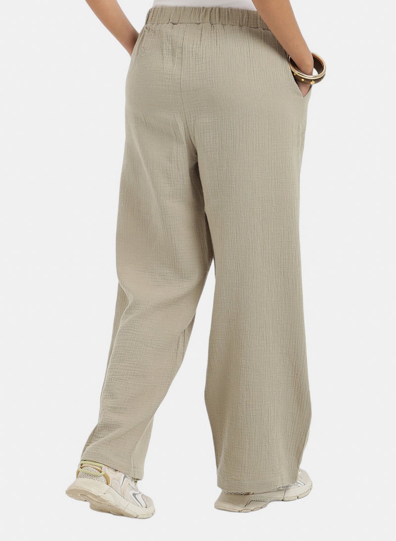 كارينا بنطلون استرخاء بقصة مستقيمة - Image 4