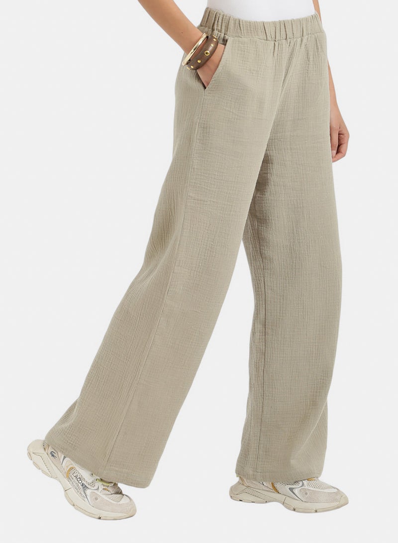 كارينا بنطلون استرخاء بقصة مستقيمة - Image 3