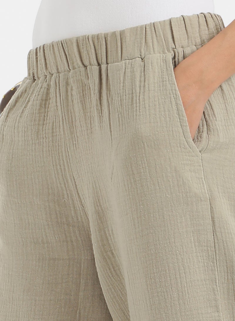 كارينا بنطلون استرخاء بقصة مستقيمة - Image 5