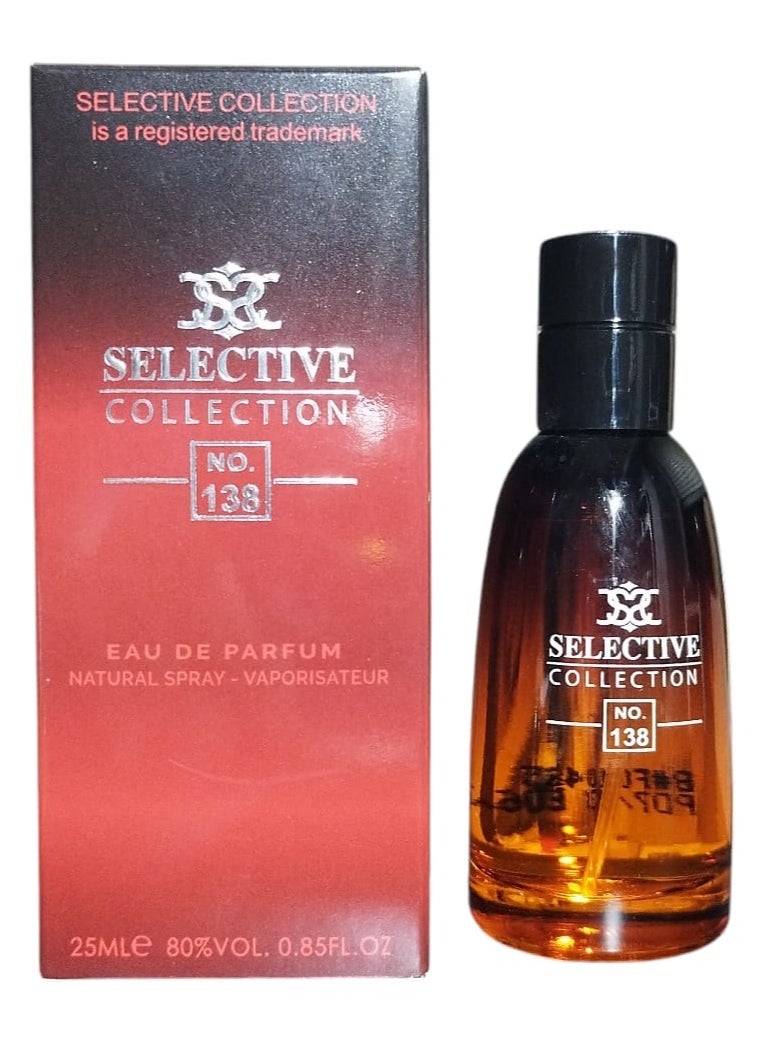 Selective Collection NO. 138 Eau De Parfum For Men - 25 ML 