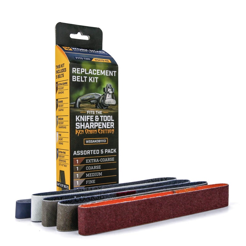 Work Sharp WSSAKO81113 Assorted Belt Kit Replacement for Ken Onion Edition - Image 1