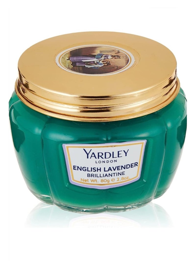 Yardley English Lavender Brilliantine Hair Cream 80grams 