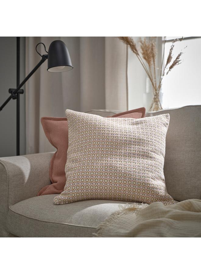 erorex Cushion cover, white/light pink, 50x50 cm - Image 2