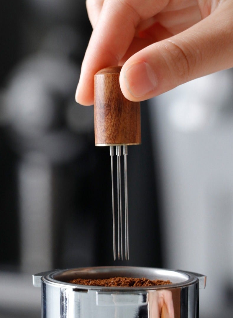 Coffee Needle, 8 Needles Espresso Stirrer for Coffee Distribution and Extraction, Professional Barista Hand Distribution Tool - Image 2
