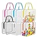 ZHOOGE 6 Packs Large Toy Storage Bags PVC Waterproof Organizers Toy Bags Reusable Clear PVC Board Game Storage with Zipper and Handle for Board Games Building Blocks Puzzles Toys and Handmade Accessories - Image 3