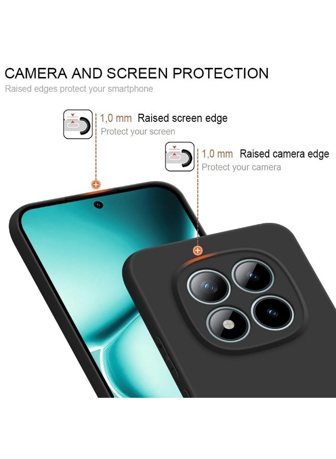 Betcolyn for Redmi Note 15 Pro Plus 5G Case, Slim Matte Finish Protective Shell, Anti-Fingerprint & Anti-Scratch, Precise Camera Hole Protection, Sweat-proof Ultra-Thin Lightweight Back Cover - Black - Image 3