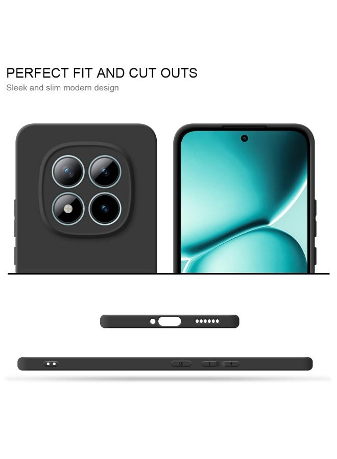 Betcolyn for Redmi Note 15 Pro Plus 5G Case, Slim Matte Finish Protective Shell, Anti-Fingerprint & Anti-Scratch, Precise Camera Hole Protection, Sweat-proof Ultra-Thin Lightweight Back Cover - Black - Image 4