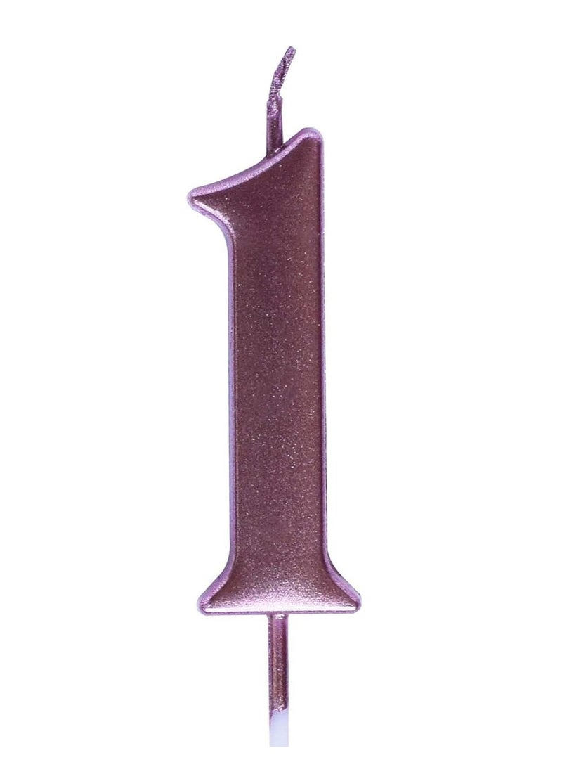 Happy Birthday Candle Number 1 Size 2.5x4.5cm