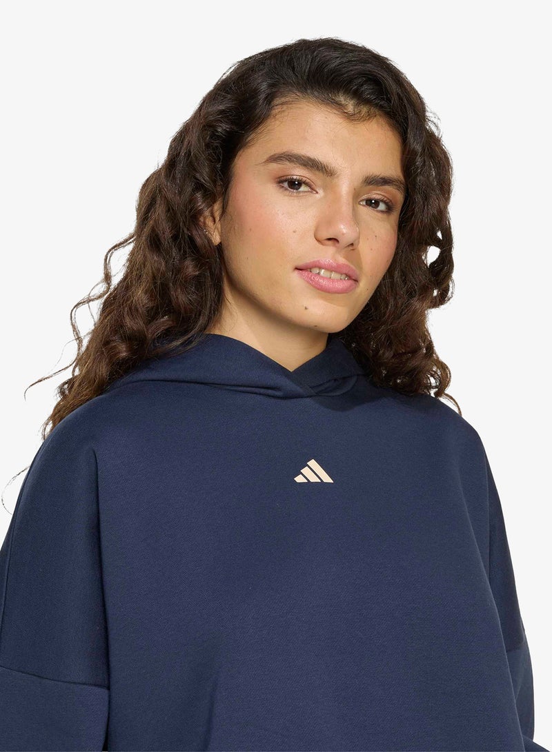 Adidas 3-Stripes Studio Hoodie - Image 3