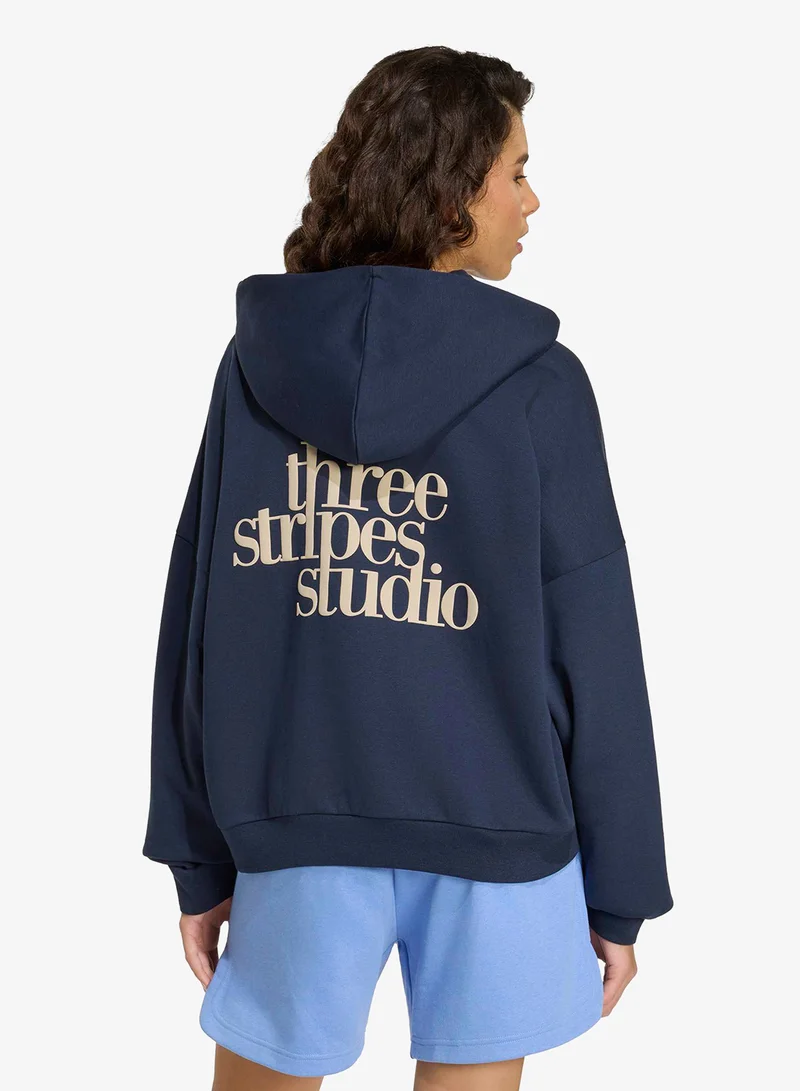 Adidas 3-Stripes Studio Hoodie