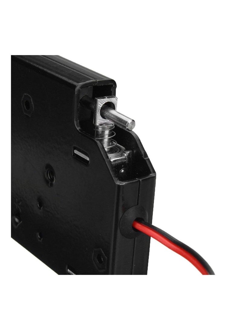 GGOOT 150KG/330lb Electric Magnetic Lock Door Access Control DC 12V Cabinet Drawer Electromagnetic Lock with Emergency Unlock  - Image 2