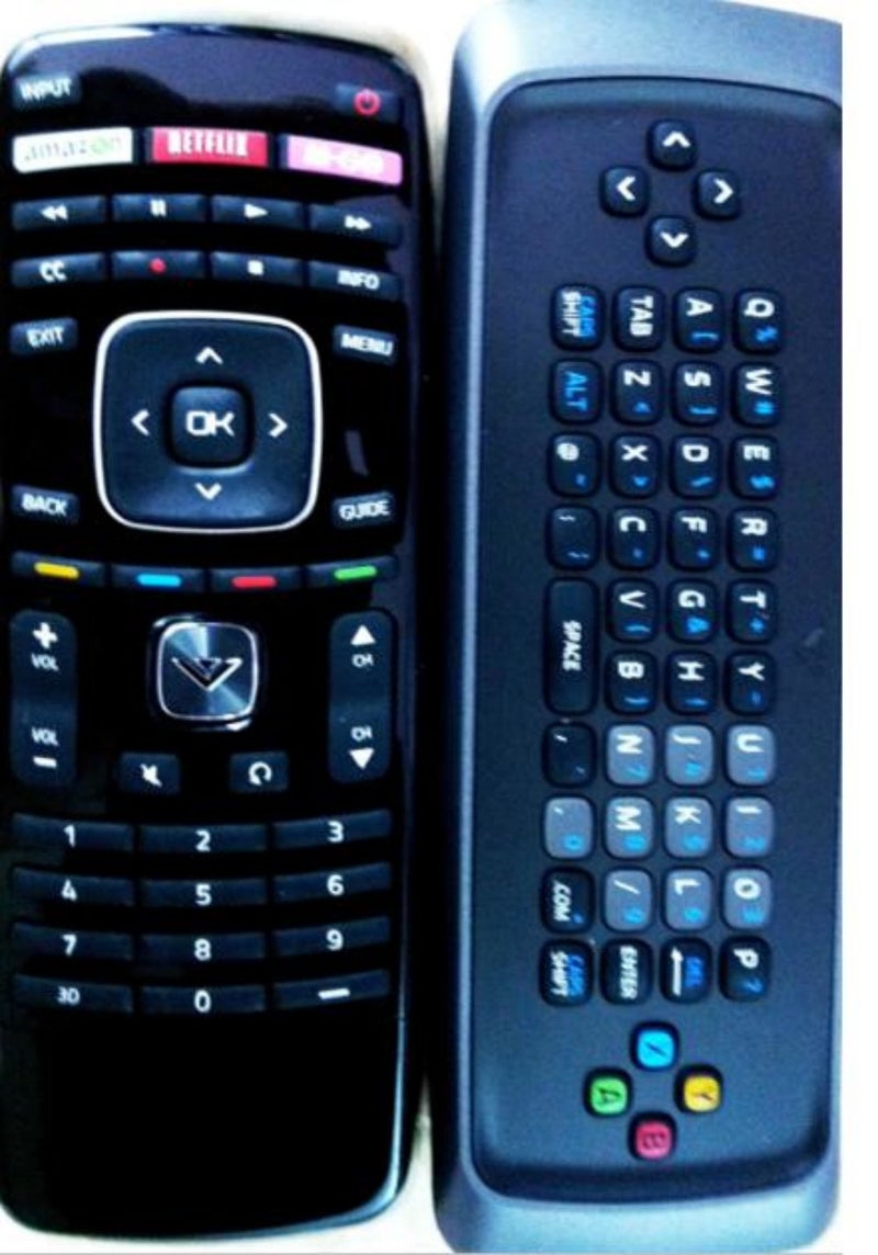 Vizio New 3D Smart 3D tv Dual Side Keyboard Remote for E3DB420VX M3D651SV 3D TV - Image 5
