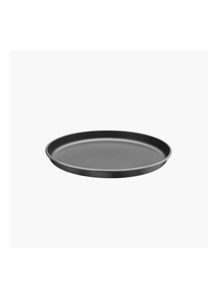 TRAMONTINA Since 1911,Made in Brazil- Brasil 30cm 1.8L Black Aluminum Pizza Pan with Interior and Exterior Starflon Max PFOA Free Nonstick Coating  - Image 1