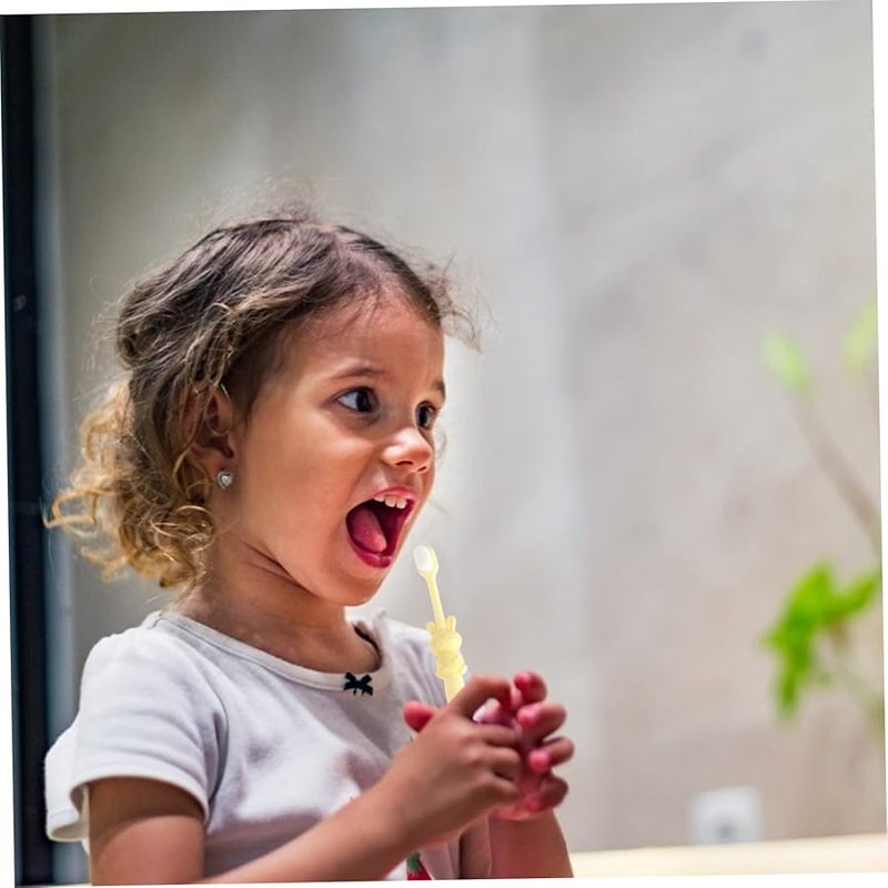 3Pcs Cartoon Manual Toothbrushes Soft Bristles For Kids Ergonomic Grip - Image 5