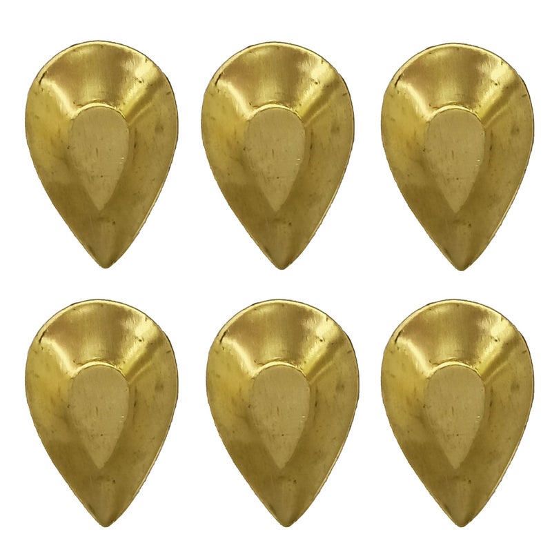 HOKOYA Pital Formal Diya Sets for Diwali / Dussehra / Evening Puja in Home / Mandir / Temple (Medium, 12) - Image 5