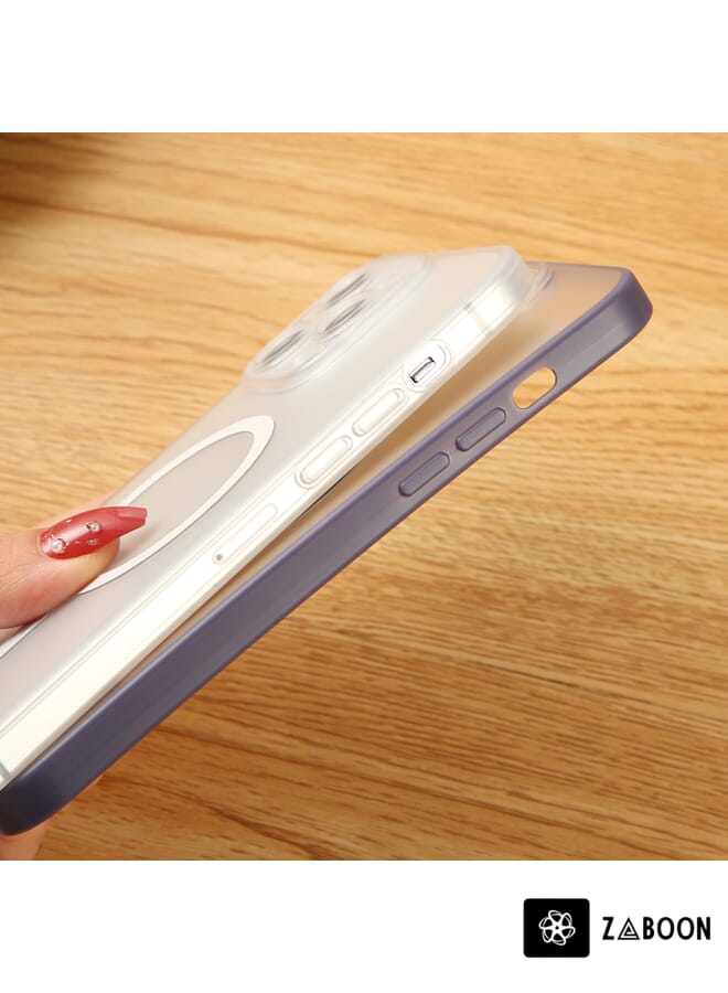 Zaboon Protective Case Cover For iPhone 13 Pro Max Matte MagSafe Magnetic - Image 4