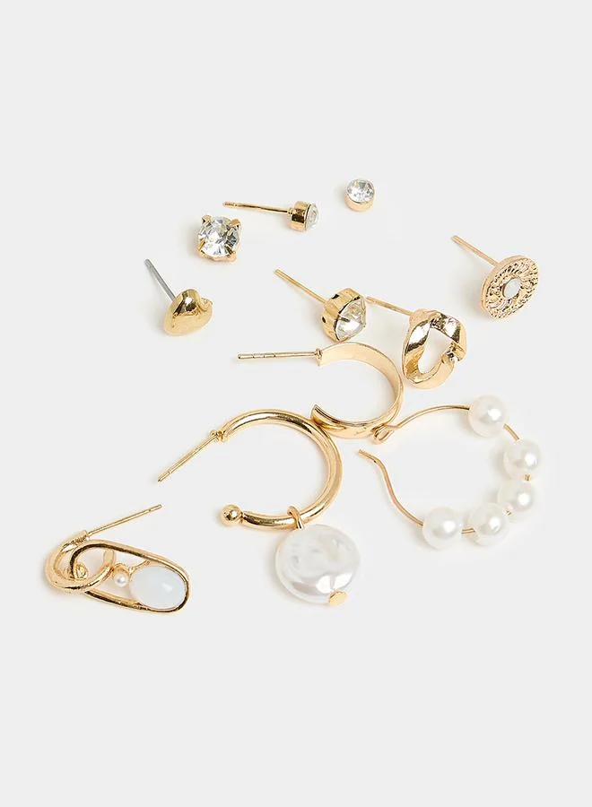 Styli Set of 9 - Pearl Drop Assorted Earrings