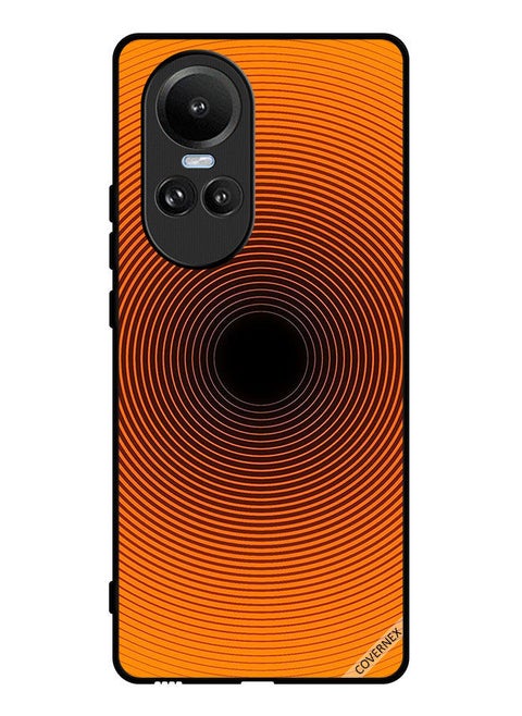Protective Case Cover For Oppo Reno10 Circles Pattern