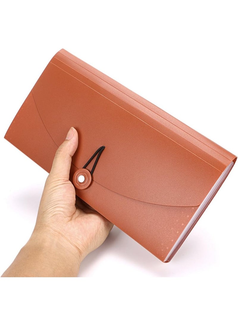 13 Pockets Expanding File Folder, Accordion Document Organizer, Paper Storage Holder for Office Home - Image 3