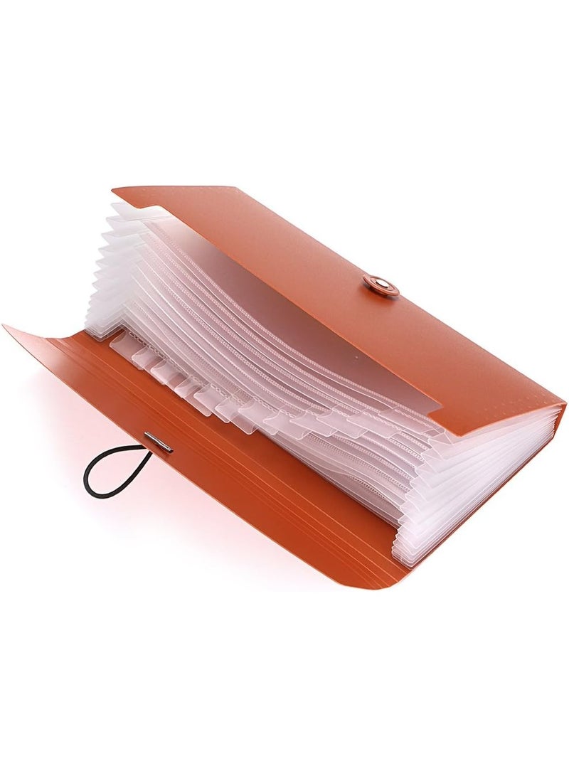 13 Pockets Expanding File Folder, Accordion Document Organizer, Paper Storage Holder for Office Home - Image 5